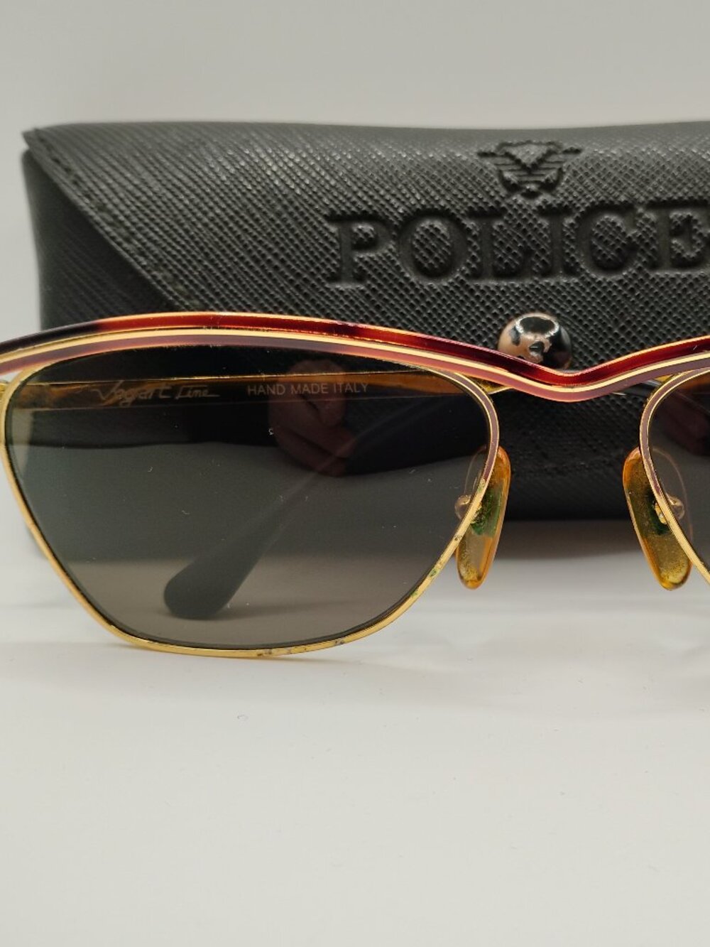 Vintage POLICE by Vogart Line 2098 Sunglasses Handmade in Italy